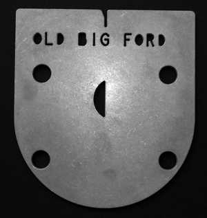 Old Big Ford End Rear Housing Locator Plate