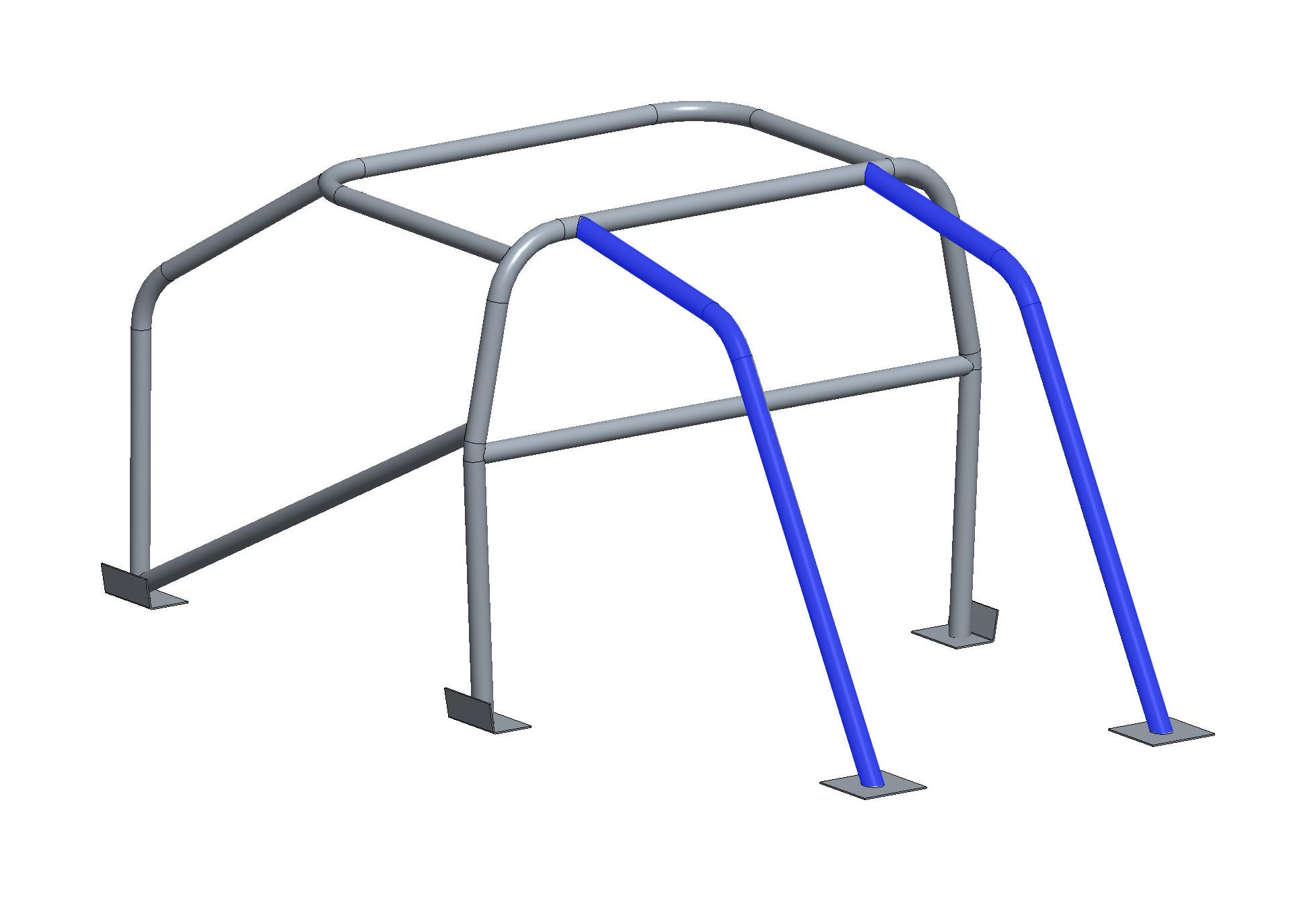 83-89 Cougar 1-5/8" EWS Mild Steel Pro-Street Rear Runner Package