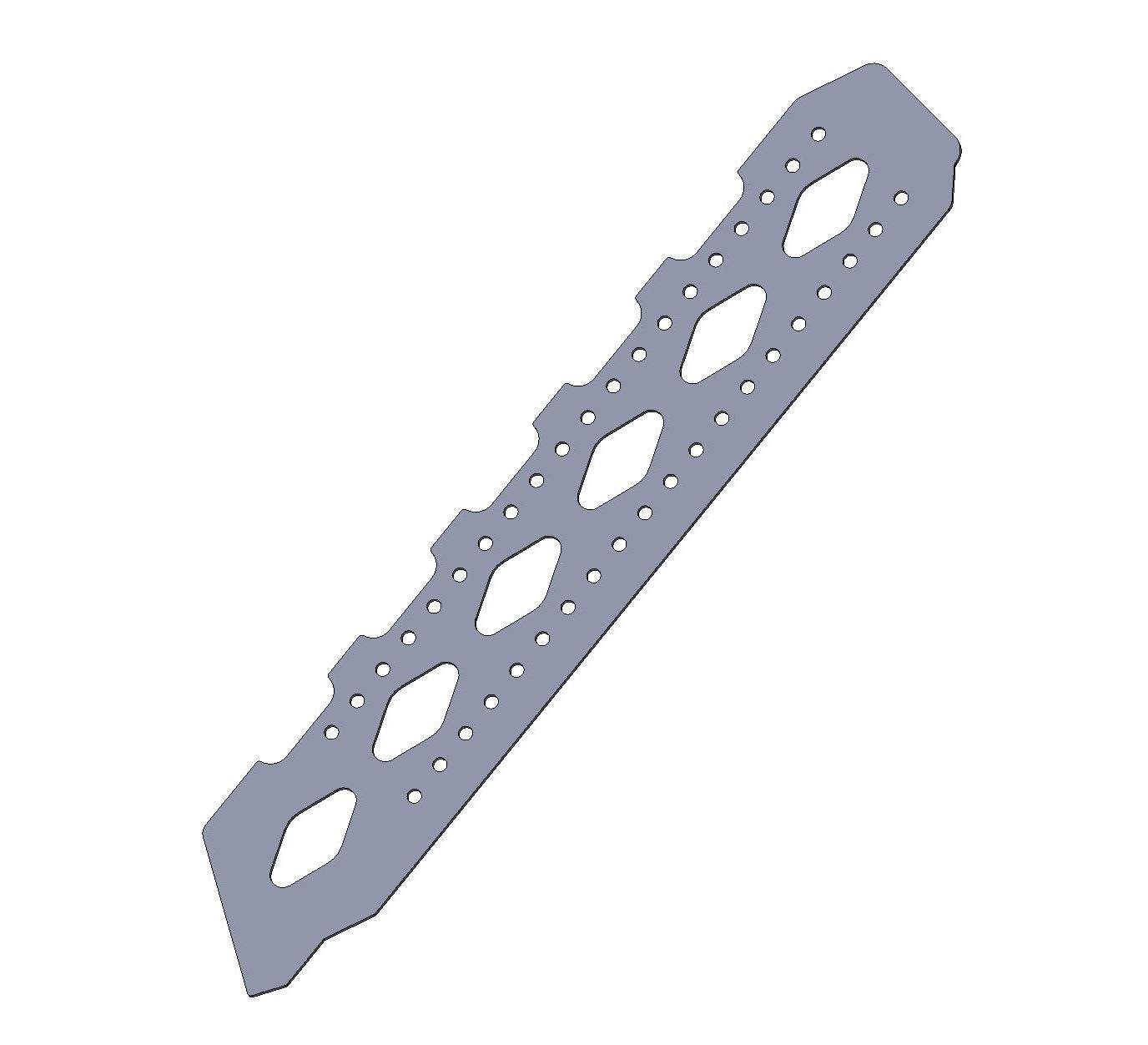 Adjustable Dragster Throttle Pedal Mounting Bracket