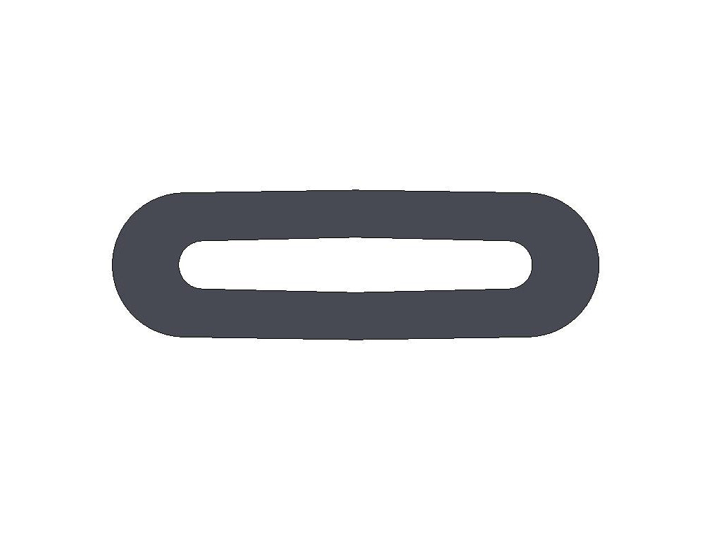 Chassis Scab - 5/16 X 2" Slot