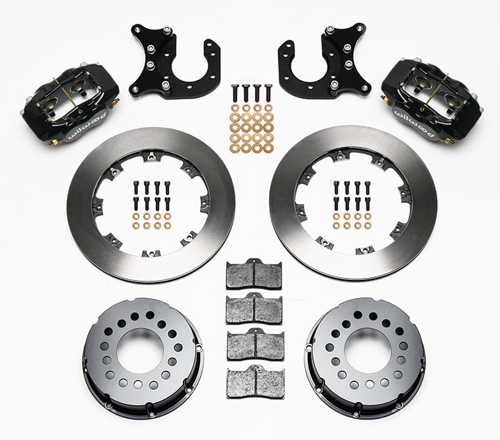 Wilwood Forged Dynalite Pro Series Brake Kit Rear End: Big Ford Flange 140-2115-B