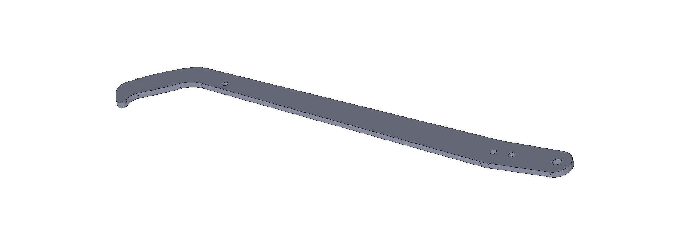 Funny Car Brake Handle With Fire Lever, No Grips