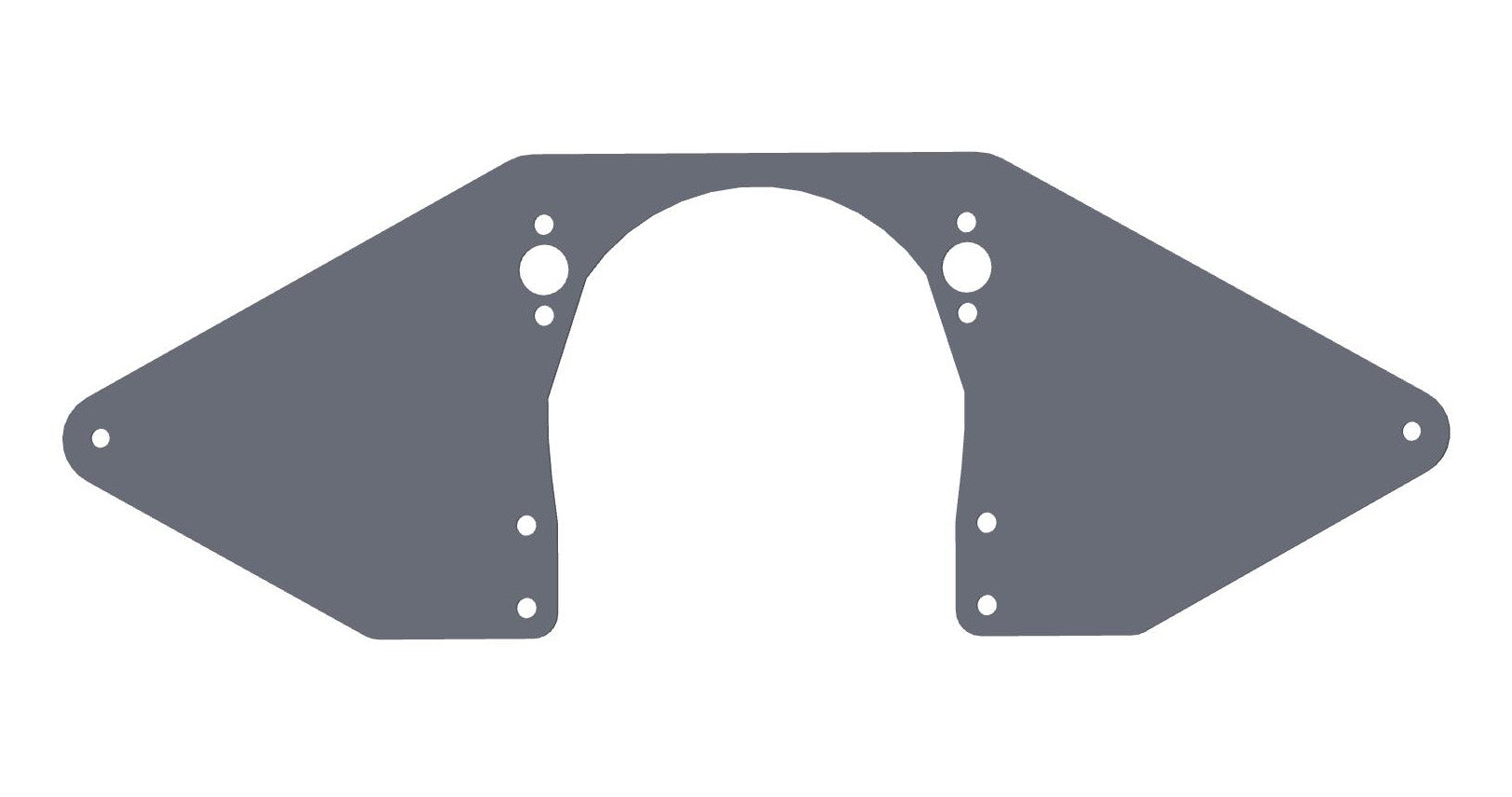 FITTED MOTOR PLATE ONLY - 67-69 CAMARO SMALL BLOCK