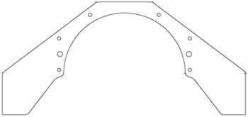 Big Block Chevy Profile Motor Plate Combo Kit for Door Cars