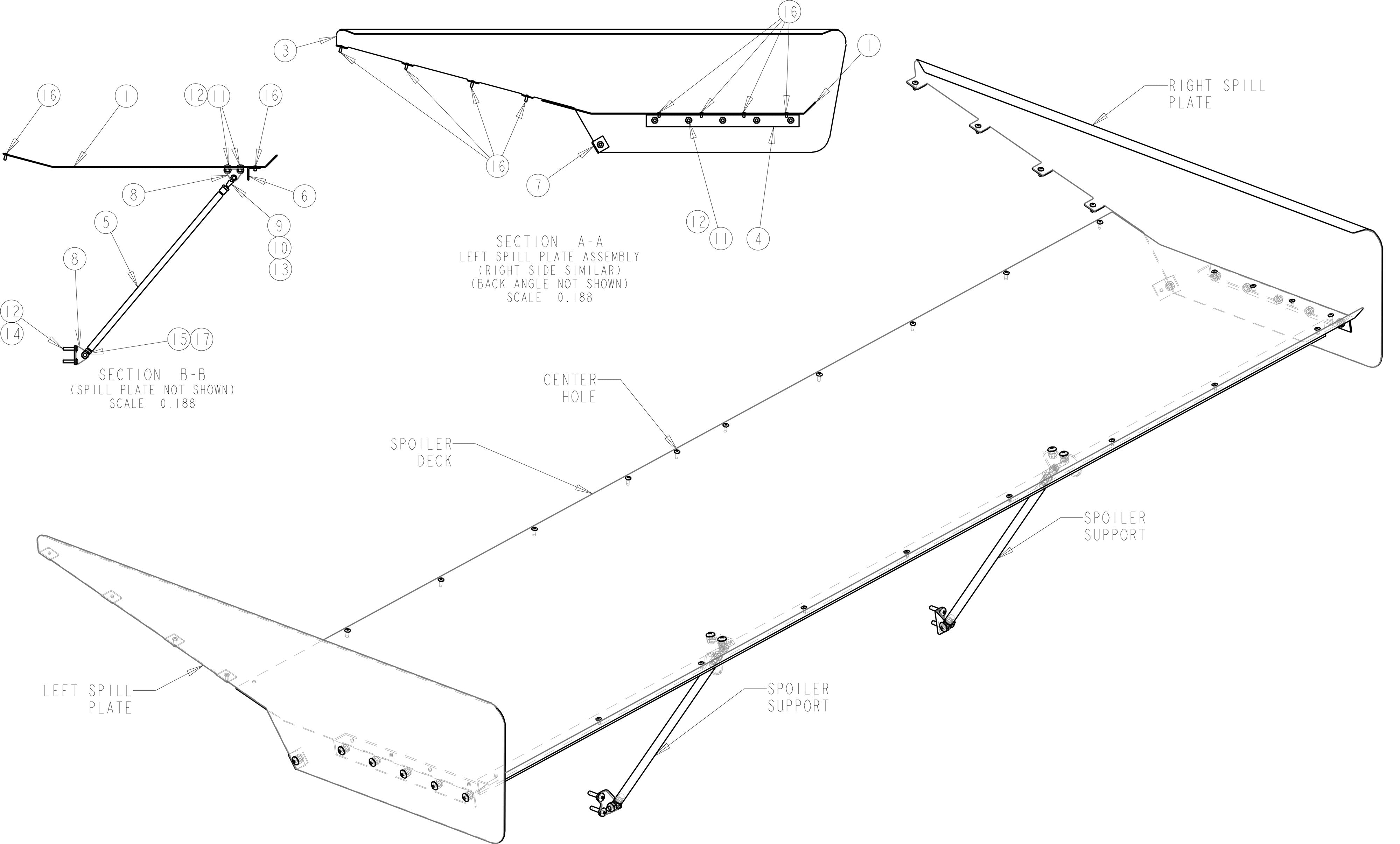 1979-1993 Ford Mustang Coupe Aluminum Spoiler 95-704