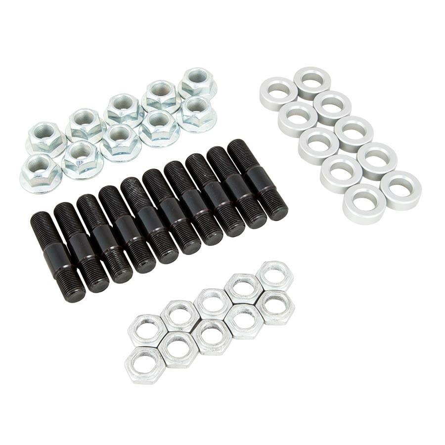 A1037-5/8" Stud Kit with .875" Wide Shank  Includes Lug Nuts &amp; .438" Thick Washers