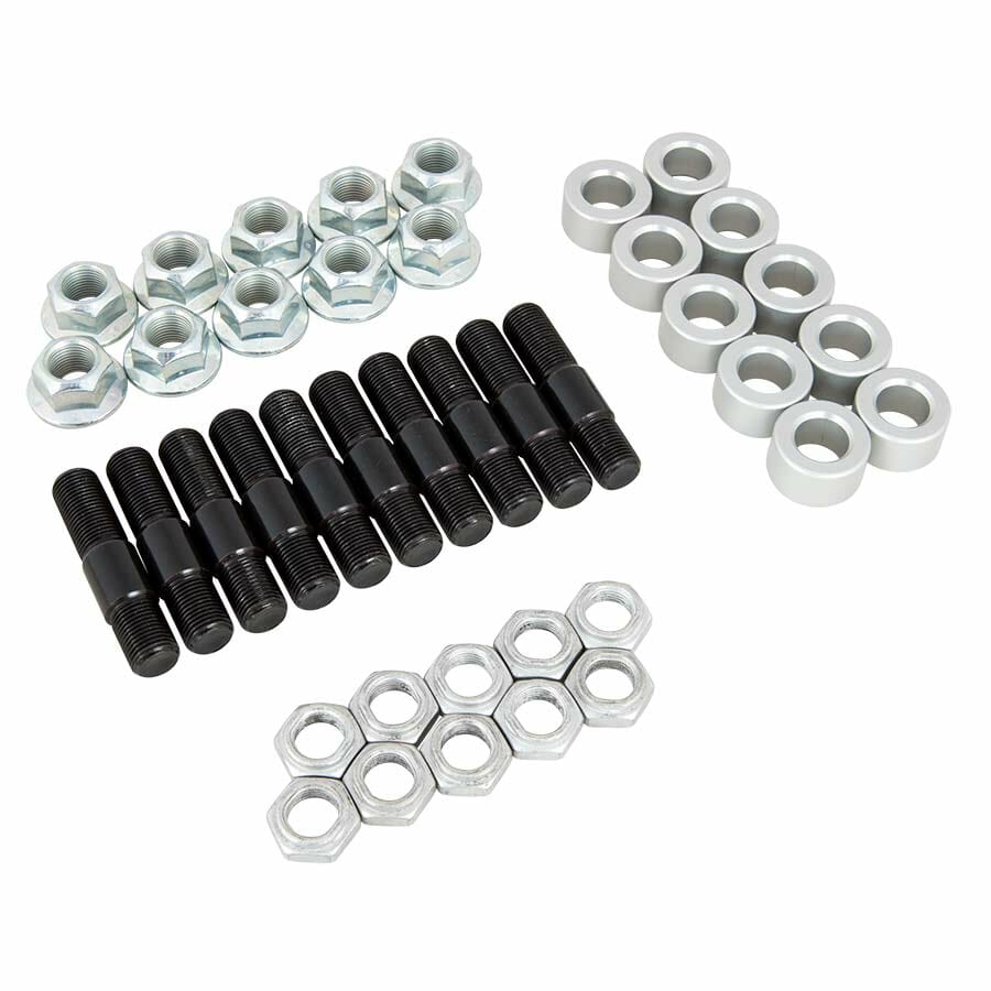 A1037L-5/8" Stud Kit with .875" Wide Shank  Includes Lug Nuts &amp; .688" Thick Washers