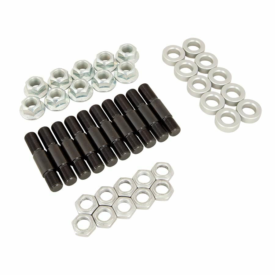 A1038-5/8" Stud Kit with 1.187" Wide Shank  Includes Lug Nuts &amp; .438" Thick Washers