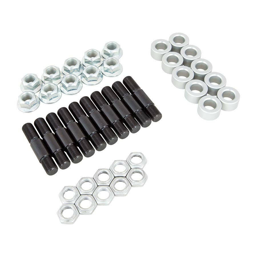 A1038L-5/8" Stud Kit with 1.187" Wide Shank  Includes Lug Nuts &amp; .688" Thick Washers