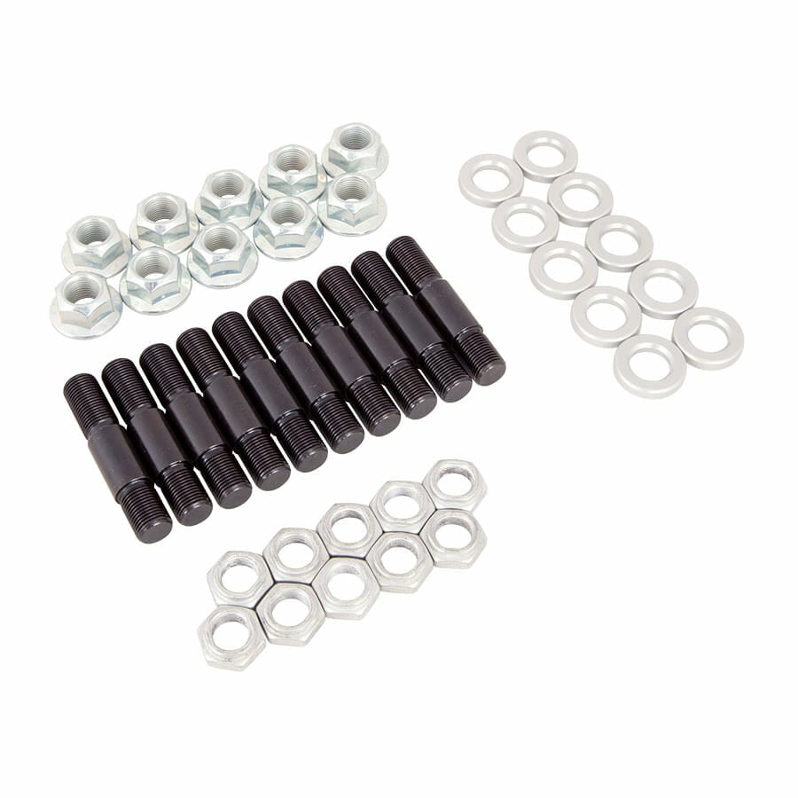 A1038S-5/8" Stud Kit with 1.187" Wide Shank  Includes Lug Nuts &amp; .250" Thick Washers
