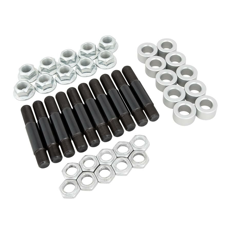 A1041L-5/8" Stud Kit with 1.875" Wide Shank  Includes Lug Nuts &amp; .688" Thick Washers