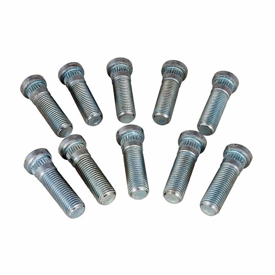 A3130-GM &amp; Mopar 7/16" Wheel Studs  7/16"-20 With .472" Knurl - 10 Pcs