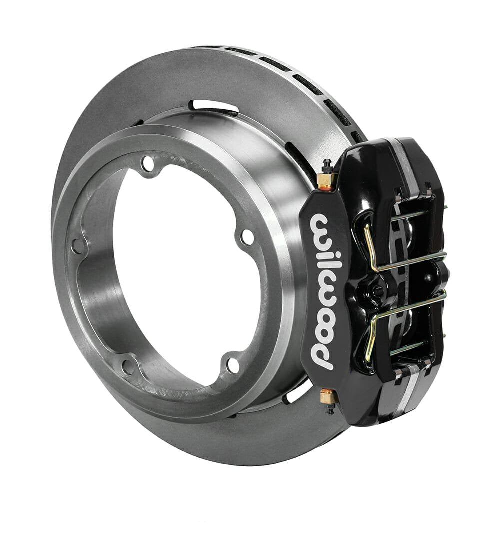 Strange / Wilwood Pro Touring Brake Kit  With 11″ Rotors & Black Four Piston Calipers  Designed For Use With 15″ Beadlock Wheels