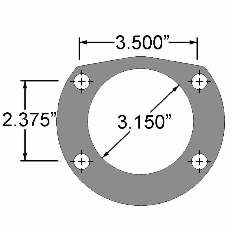 Strange Pro Carbon Rear Brake Kit | For 5″ Bolt Circle Using 5/8″ Studs | Fits Big Ford / Early Big Ford Housing Ends