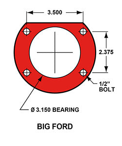 Wilwood Forged Dynapro Low-Profile Rear Disc Brake Kit #140-11387-DR