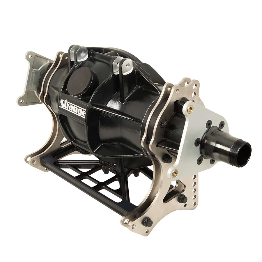 Strange Dragster Full Floater Housing Assembly | With 40 Spline Gun Drilled Floater Axles | Includes Stainless Steel Dynamic Drive Mount Brake Kit