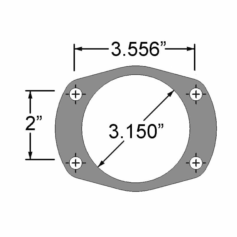 Axle Bearing Retainer Plate | For Late Big Ford Housing End