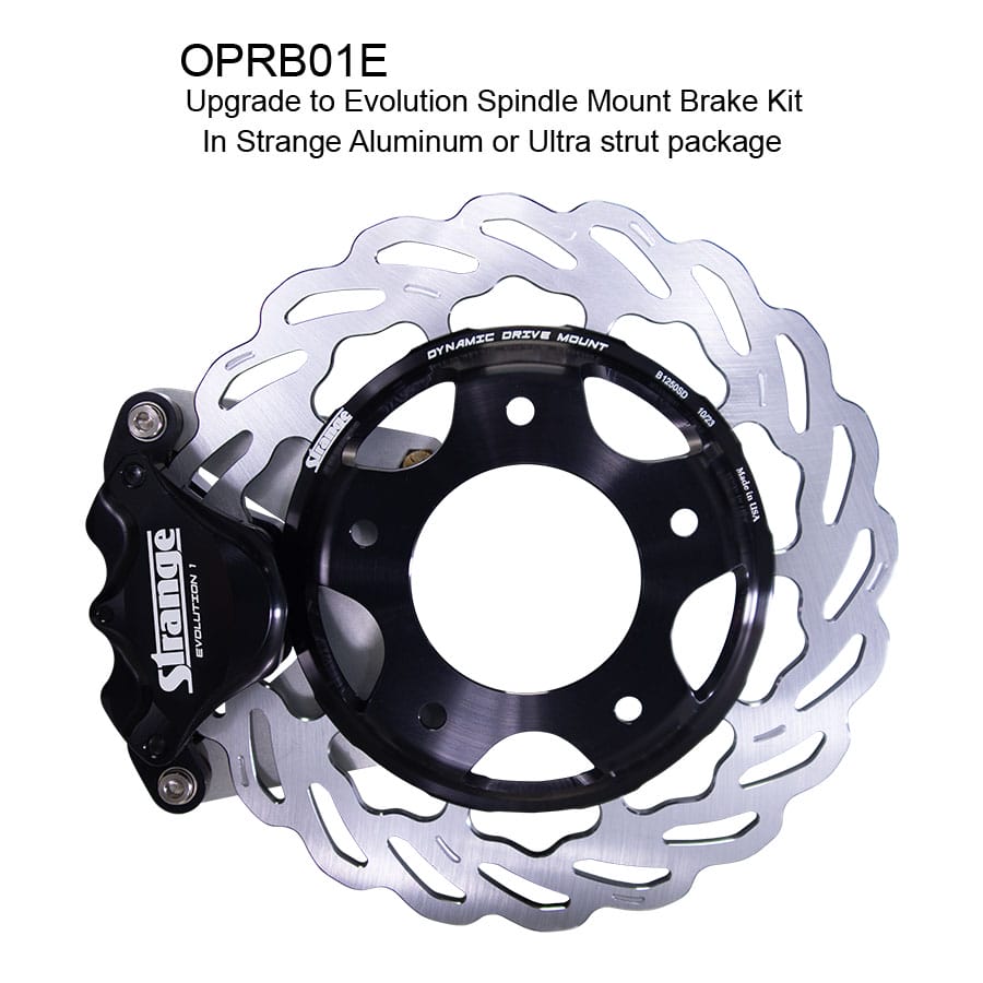 Strange Eye Mount Aluminum Strut Package | Double Adjustable With L/W Brake Kit | For Spindle Mount Wheels