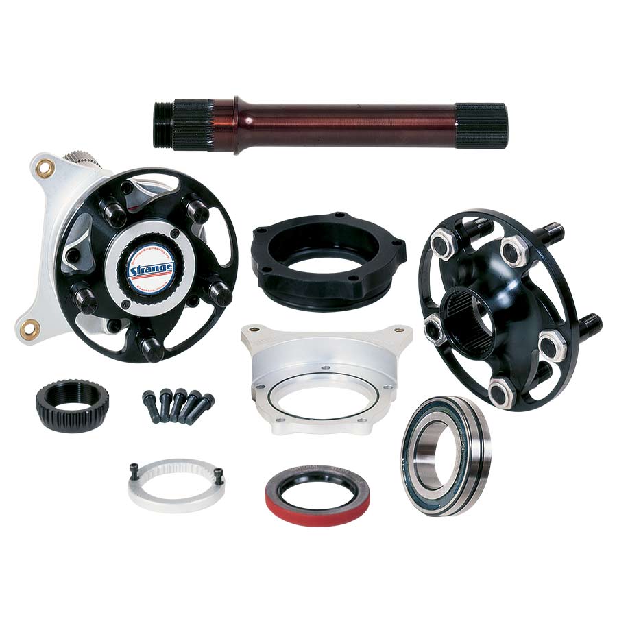 Aluminum 4-Link Housing, 2pc Axles & Stainless Steel Brake Kit   16″, 17″, 18″, 19″ , 20″, 21″, 22″, or 23″ Four Link Centers