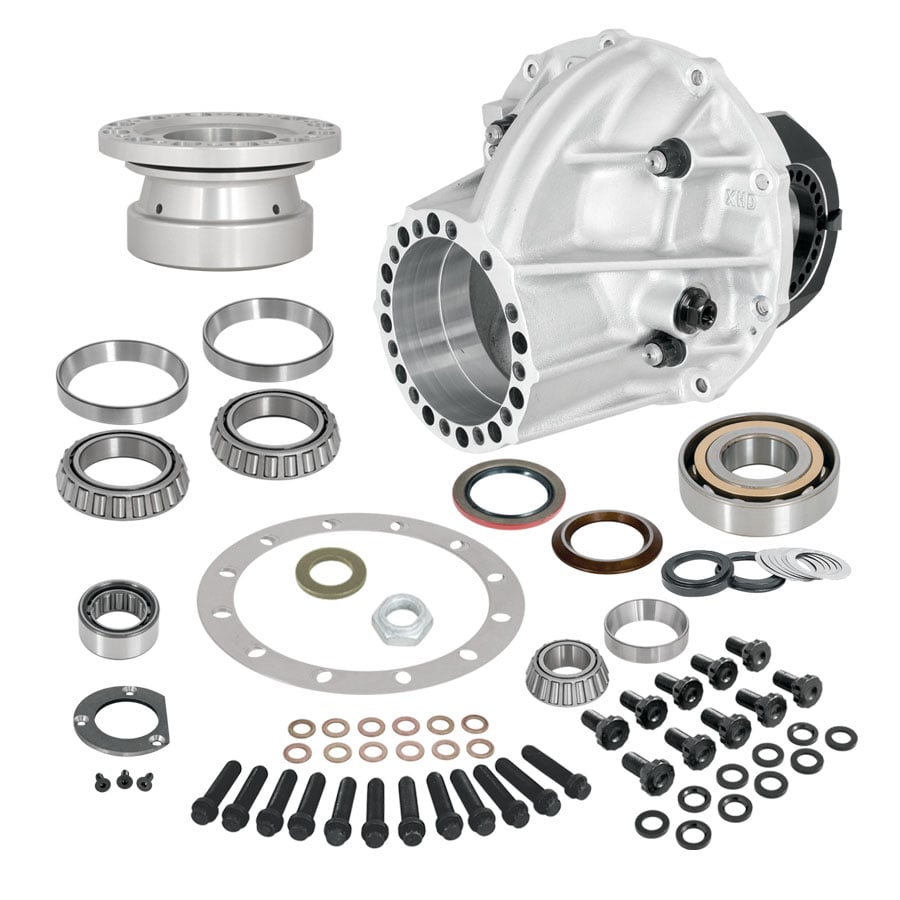 P3812LB-Strange Ultra Case and Support Package  Lightened 3.812" Bore Case &amp; Taper / Ball Bearing Support  Includes Installation Kit For 9" or 9 1/2" 35 Spline Pro Gears