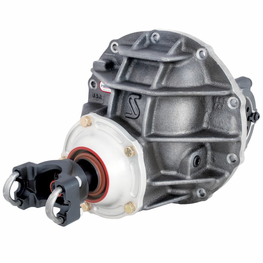 PRF115-Pro Series Nodular Iron Case Assembly  Aluminum Support with Lightweight Steel Spool  28 Spline Pro Gear &amp; Chrome Moly Yoke