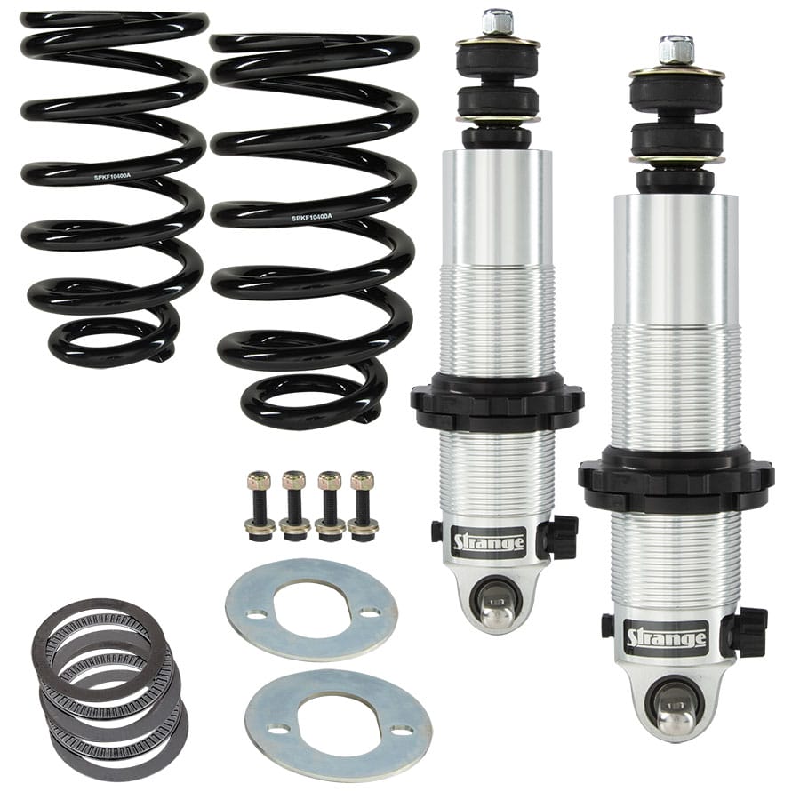 Double Adjustable Front Coil-Over Shock Package | Multiple GM A-Body & G-Body Applications | With 400 Lbs Springs