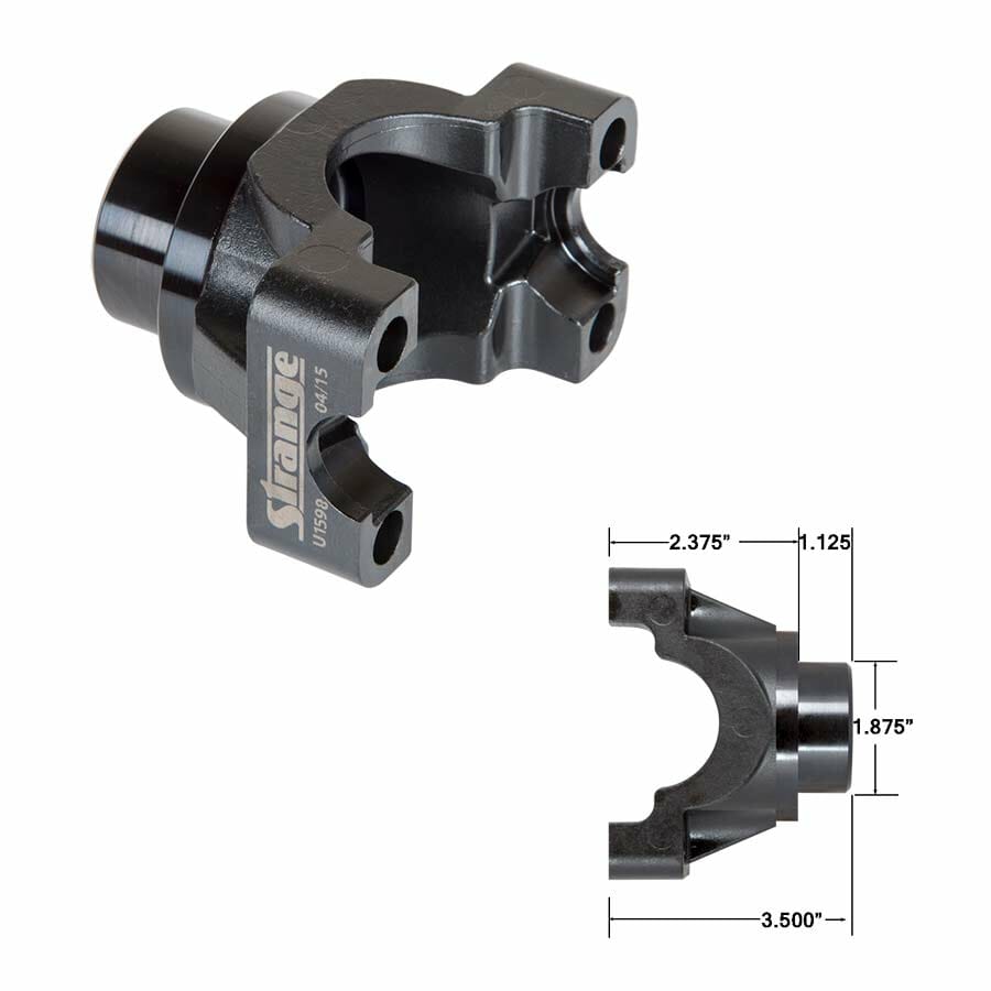 U1598-Strange Chrome Moly 1350 Series Yoke  Fits Dana 60 &amp; Strange S60 Rear Ends
