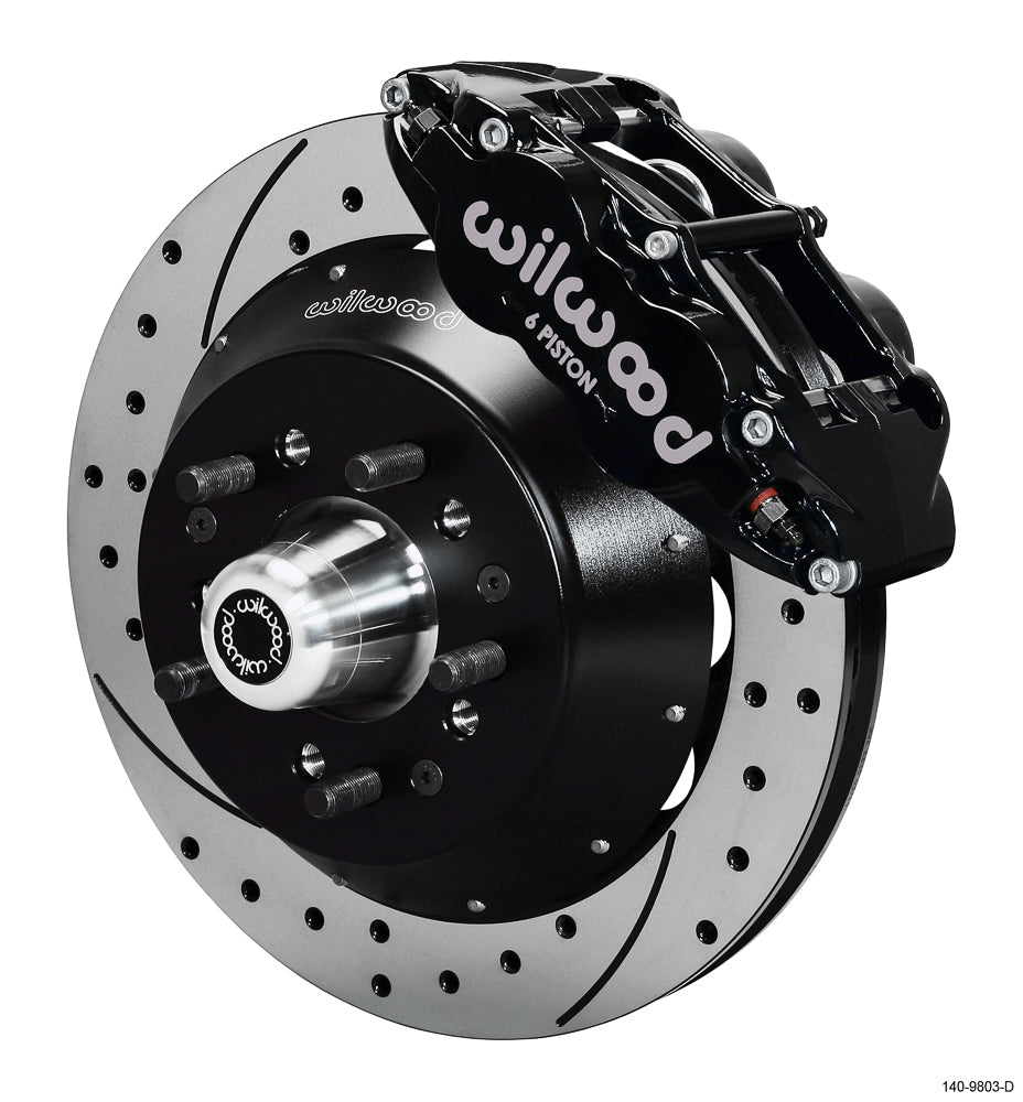 Wilwood Forged Narrow Superlite 6R Big Brake Front Brake Kit (Hub) 1967-1969 Chevrolet Camaro