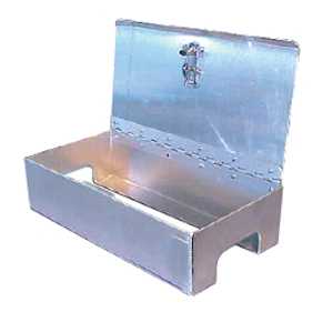 Glove Box 12" x 6" x 3" With Open Bottom And Latch With Tunnel