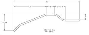 Frame Rails Round Tube 1-5/8" x .134" Mild Steel EWS