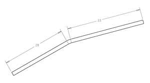 Side Bars 1-3/4" 78-87 GM G-Body Regal, Grand National, Monte Carlo, Cutlass With Stock Door Panels