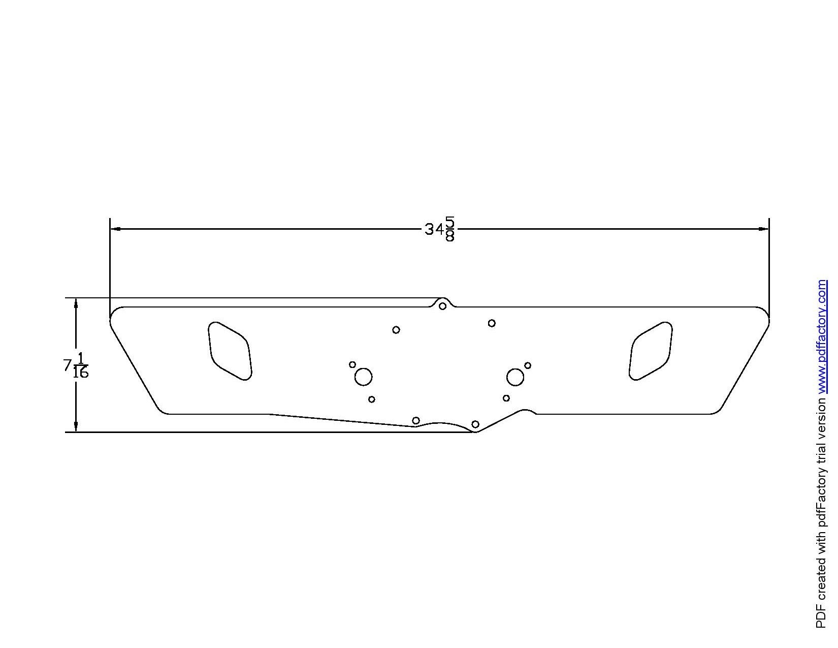 Small Block Ford  79-93 Profiled Front Motor Plate With Meziere Water Pump