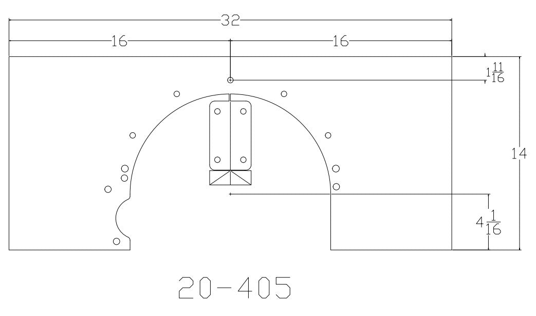 318-340 & 360 Mopar .120 Mild Steel Mid-Plate
