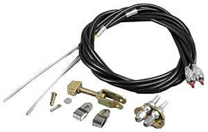 Emergency Brake Cable Kit Wilwood #330-9371
