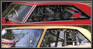 1982-1993 S-10 2 Door Ext Cab Rear Window Harwood