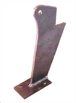 Wheelie Bar Housing Bracket Leaf Style for Back Brace