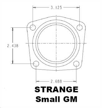 Strange Small GM Housing Ends (3.150 I.D.)