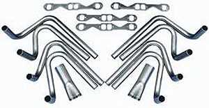 Hedman BB Chevy 2" Diameter Tube Weld Up Kit With 3.5" Collector