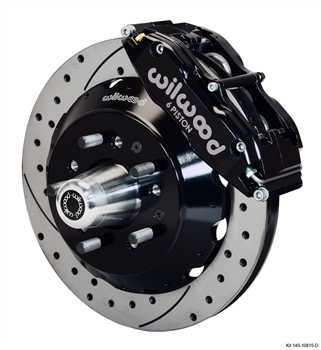 Wilwood Forged Narrow Superlite 6R Big Brake Front Brake Kit (Hub) 1970-1973 Ford Mustang