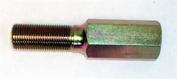 Chrome Moly Hex Adjuster - Male / Female , 1" Hex, Threaded 3/4-16 LH Male, 3/4 RH Female