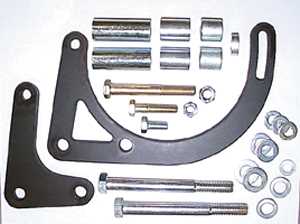 Alternator Mounting Kit, Mini Alternator 6-1/8" Mounting Center BBC