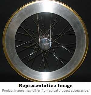 17" Wheel Disc - Black, Attaches To Spoke Wheel