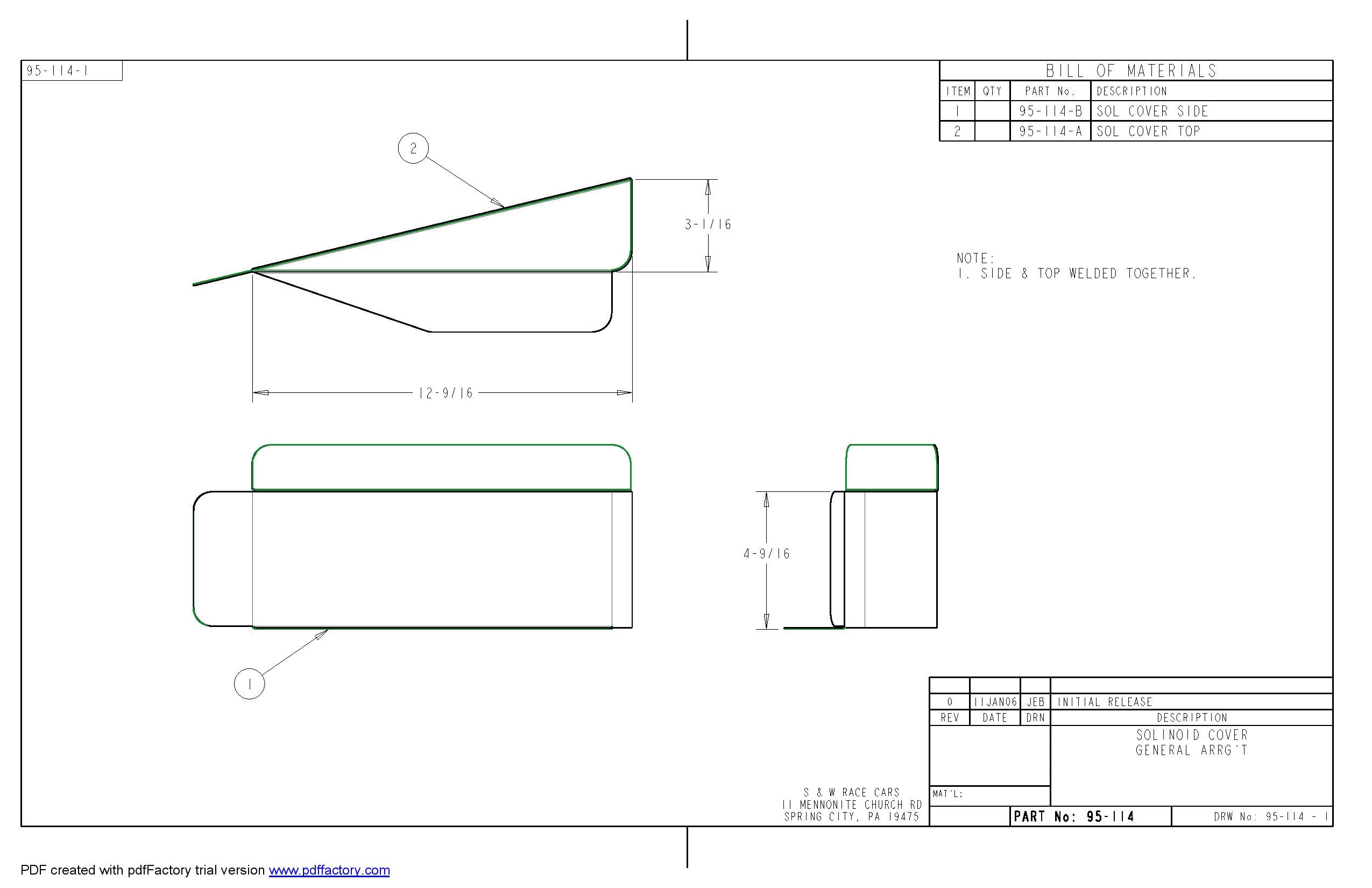 Aluminum Solenoid Cover