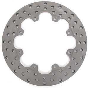 Wilwood, Rotor #160-1601 Drilled Rear 11.40" Diameter .350, 7" Bolt Circle, 8 Mounting Holes, Non-Directional