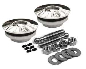 Quik-Latch Low Profile Button Kit Polished
