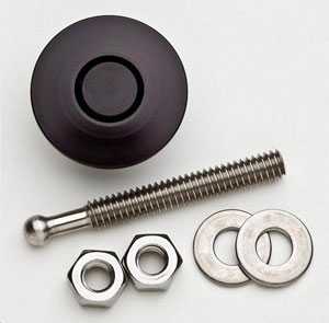 Quik-Latch Mini Button Black