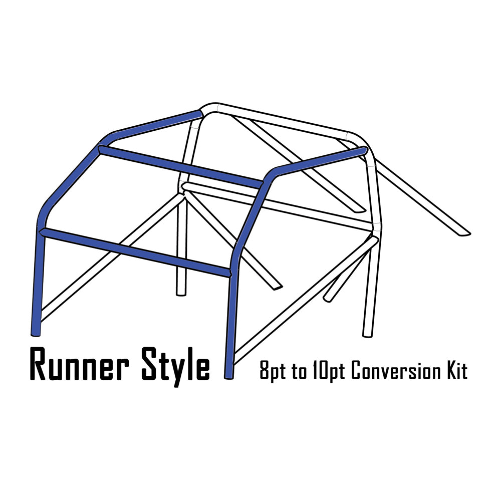 68-78 Nova,Ventura 10 Point Cage Conversion DOM Runner Style