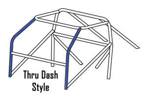2015 - 2020 Volkswagen  GTI 10 Point Roll Cage CM Through Dash