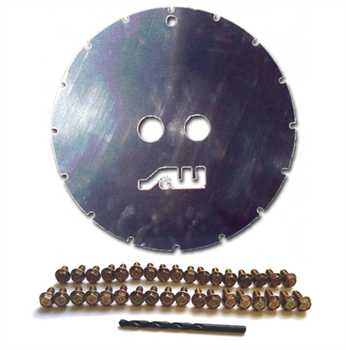 Tire Screw Template With Screws