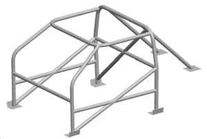 Lemons & Chumps Car Roll Cages 1-3/4" DOM - Approved For All Lemons Cars